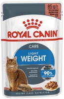 Royal Canin "Light Weight Care" для кошек, склонных к полноте, мелкие кусочки в соусе