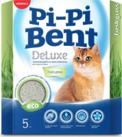 Наполнитель Pi-Pi-Bent DeLuxe Fresh grass, комкующийся