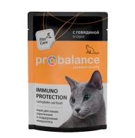 ProBalance "Immuno Protection" для кошек, иммуноукрепляющие, с говядиной в соусе