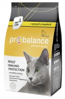 ProBalance "Immuno Protection" для кошек, защита иммунитета, курица и индейка, 400 г