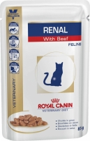 Royal Canin "Renal Feline" для кошек с почечной недостаточностью, с говядиной